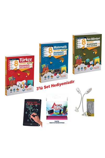 Çanta Yayınları 8 Sınıf 2024-2025 Müfredat Türkçe-Mat-Fen Etkinlikli Konu Anl...