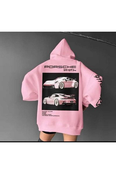 Vordevia Φούτερ και φούτερ με κουκούλα 911GT3RS Unisex με κουκούλα 3 κλωστών - Τυπωμένο