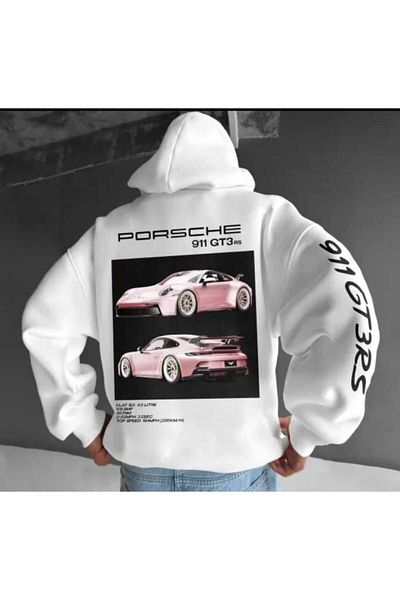 Vordevia Φούτερ και φούτερ με κουκούλα 911GT3RS Unisex με κουκούλα 3 κλωστών - Τυπωμένο