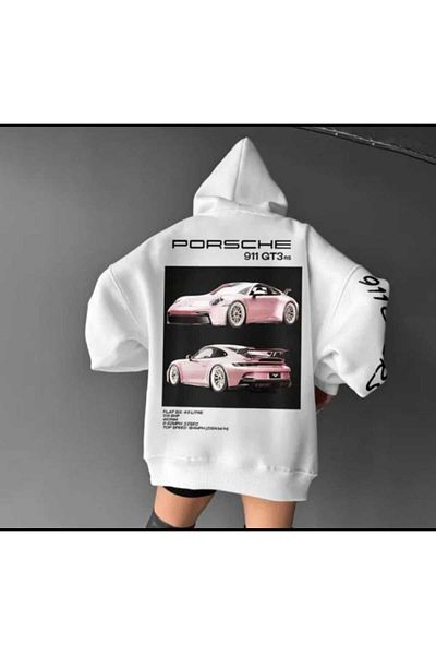Vordevia Φούτερ και φούτερ με κουκούλα 911GT3RS Unisex με κουκούλα 3 κλωστών - Τυπωμένο