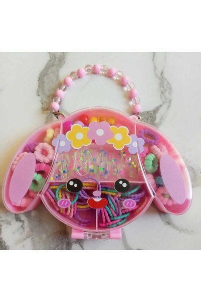 zyc Girl's Buckle Set in Cute Bag