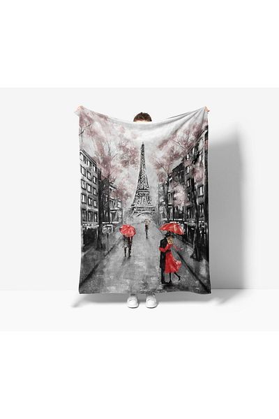 Home Single 3D Dimensional Fleece Duvet Cover Blanket