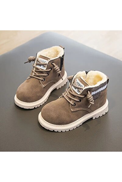 Yasee Bebek ve Çocuk Vintage Cool Plus Fermuarlı Polar Bot