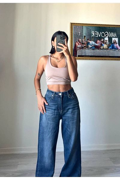 DENİKK Trend Special Design - Φαρδύ τζιν παντελόνι