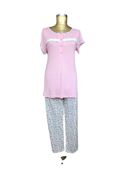 Pelin Pijama Set pijama scurtă-2204-roz