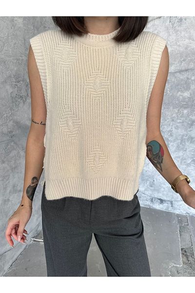 NATUFIAN STORE Patterned Style Women's Knitwear Sweater