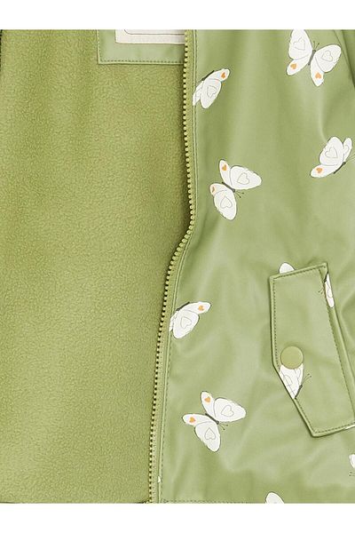 LC Waikiki Lw - Hooded Printed Baby Girl Raincoat
