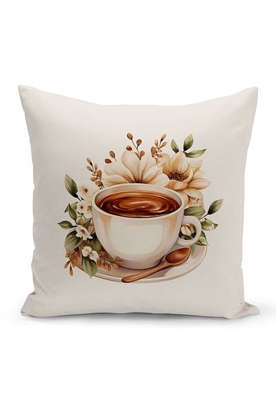 Bertille Home Autumn Series - Double Sided Digital Printed Throw Pillow Cover (Halloween Pity Cushion Cover)