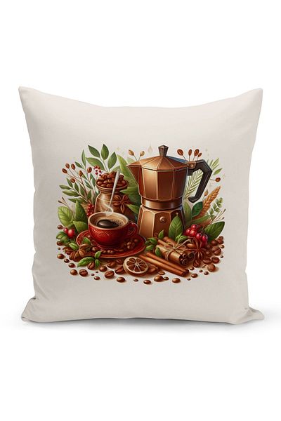 Bertille Home Autumn Series - Double Sided Digital Printed Throw Pillow Cover (Halloween Pity Cushion Cover)