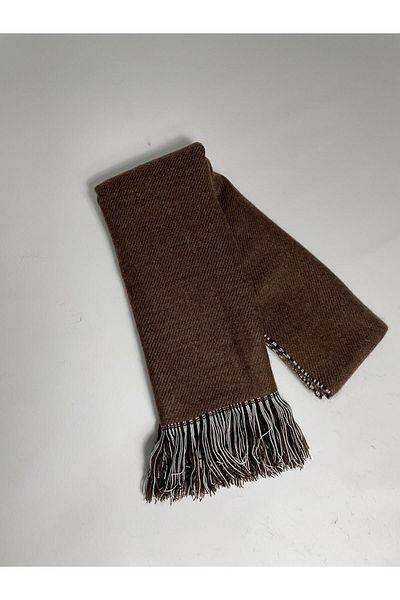Sobe Hediyelik Μάλλινο σάλι ώμου διπλής όψης καρό - 70x190cm - Χειμερινό σάλι