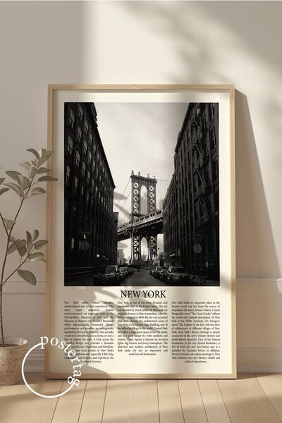 Home Tablo, New York Tablosu Duvar Dekoru, Sadece Poster, Duvar Tablosu, Otur...