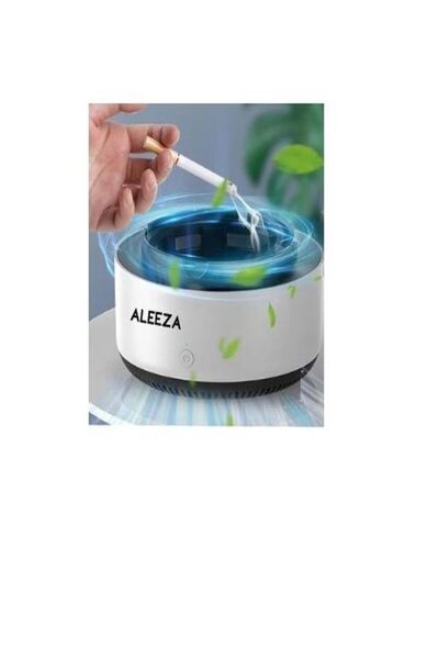 Aleeza Dumanı İçine Çeken Kül Tablası Akıllı Kokusuz Küllük Duman Filtreli Hava Temizleyici Araç Ev Ofis