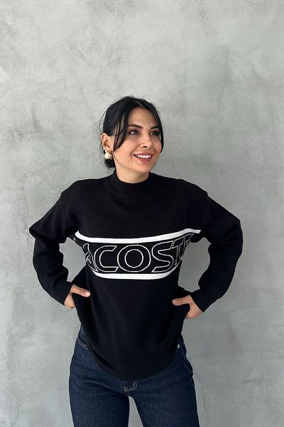 Seda Yalçın Atelier Pulover de tricotaje negru echivalent L