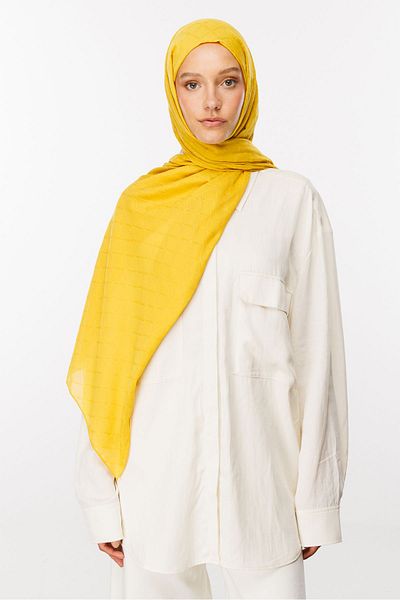 Mooncorn Σάλι Bamboo Jacquard - Σχέδιο Βερίκοκο