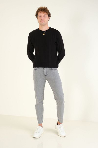 Giyim Dünyası Γκρι ανδρικό Boyfriend Jeans