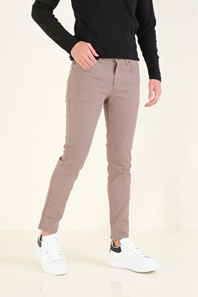 Giyim Dünyası Mink Men's Slim Fit Jeans - 5 Pockets