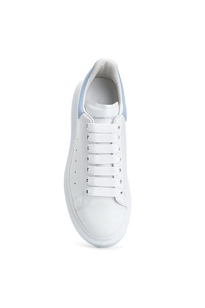 ALEXANDER MCQUEEN White Leather Oversize Women's Sneakers