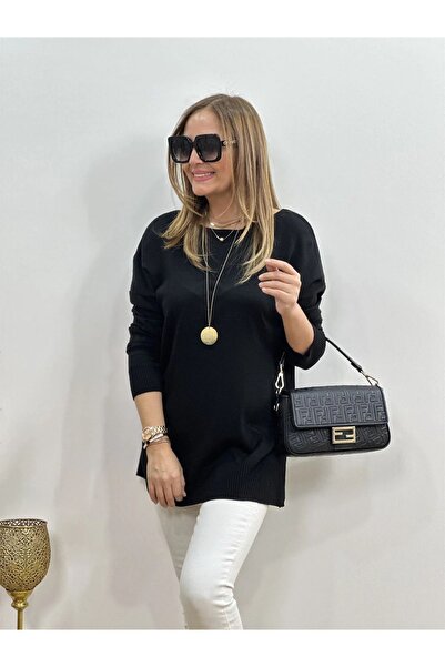 citycenterfashion Mărimea 38-44 Bluză din tricot acrilic moale - Gât barcă, 2...