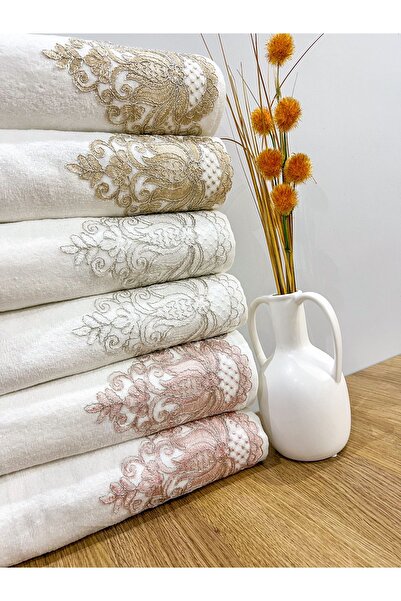 AYHANHOME 6 Французький оксамитовий рушник Gupurlu Velvet Towel 50x90 Рушник для рук та обличчя