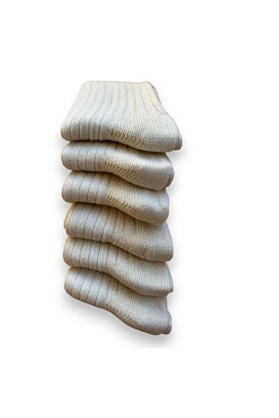 FIRAT Fırat Yün 6 Çift Kalın Kendinden Çizgili Kışlık Erkek Çorap