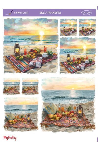LİNEART Lineart Sulu Transfer No:LNT300  25x35cm