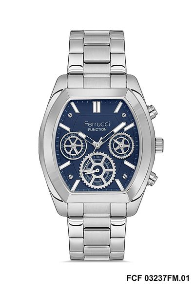 Ferrucci Ferruci Functional Metal Wristwatch