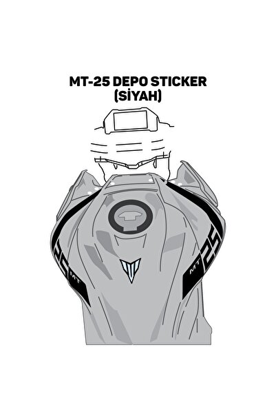 Run Grafik Shop YAMAHA 2019-2024 MT-25 DEPO STİCKER MDL1