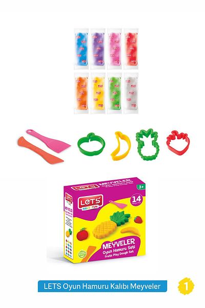 Lets Fun Play Dough Set - Molds