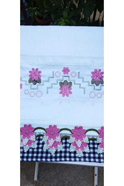 Peacock Prosop de mână de înaltă calitate, cu broderie, cu șnur, potrivit pen...