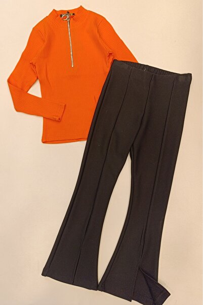 İspanyol yırtmaçlı Pantalon