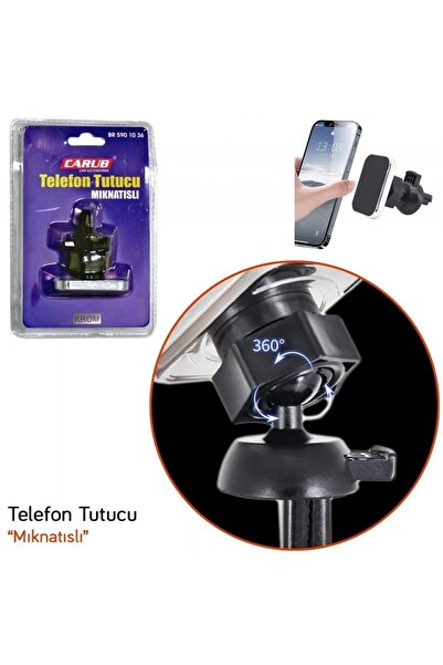 Carub Luxury Chrome Ventilation - Magnetic Phone Holder