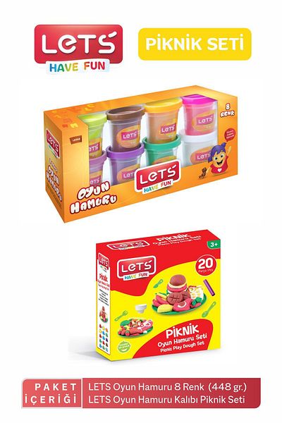 Lets Fun Play Dough Set - Molds