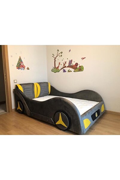 Puf Bebe Montessori Serisi_araba Karyola_çocuk_bebek_arabalı Yatak 120x200 Öl...