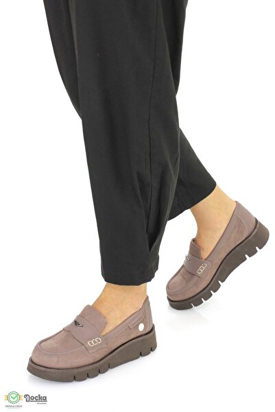 Mammamia Kadın Hakiki Deri Günlük Ortopedik Loafer Ayakkabı M25/KA3210