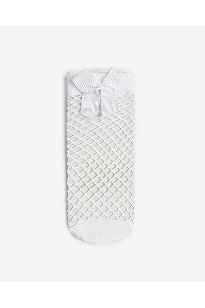 Bolero Women's Ribbon Mesh Fishnet Socket