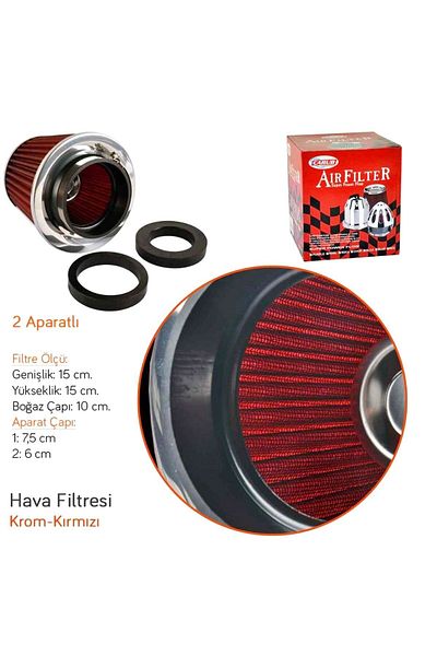 Carub Chrome Red Hko 2 Apparatus Air Filter