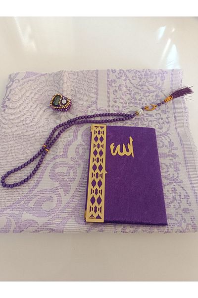 dua' is Set de lux violet - Cadou Yasin Rugăciune Mărgele de rugăciune, Zikirmatik