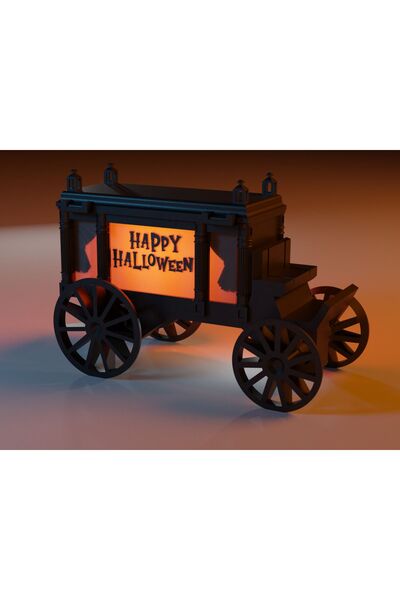 Halloween Cadılar Bayramı Cenaze Arabası