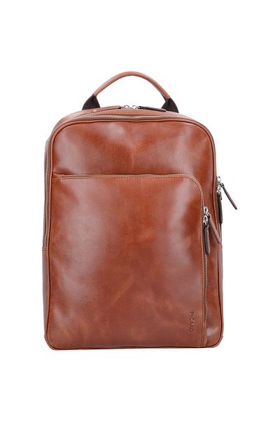 Picard Buddy Lederrucksack – 39 cm großes Laptopfach