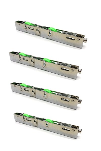 AYRINTISHOP شرفة زجاج منزلقة عجلة سفلية متطابقة 4 قطع