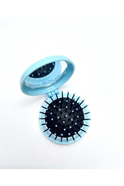 SEVRU Pieptene compact pentru copii Pieptene cu oglindă cu model