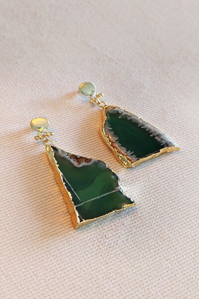 UTOPIAN Doğaltaş Büyük Küpe