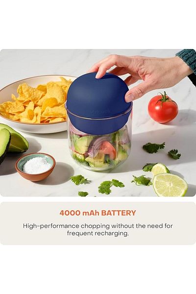 Nutricook Choppi Cordless Rechargeable Chopper 500mL CH600 - Blue