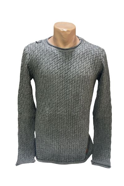 BURSPA Мъжки зимен младежки пуловер Slim Fit