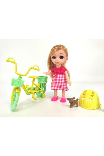 Sweet Annie دمية 6 بوصة مع دراجة