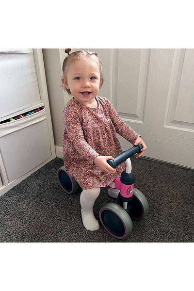 BoldCube Baby Balance Bike Bonnie Bunny ,Pink