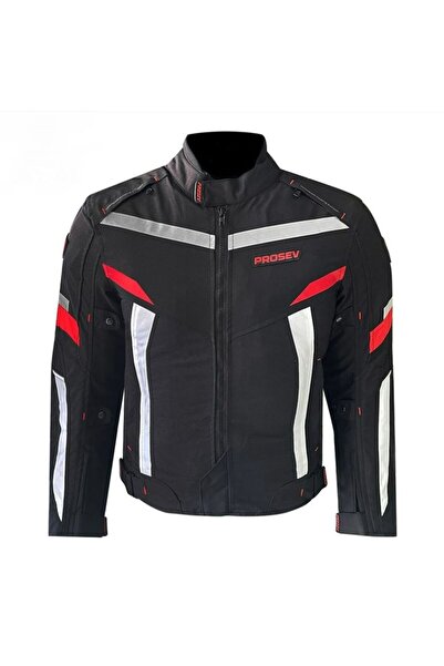 MOTOANL Motosiklet Montu 4 Mevsim Full Koruma Özel Oxford 600-D Kumaş Motor Mont Red