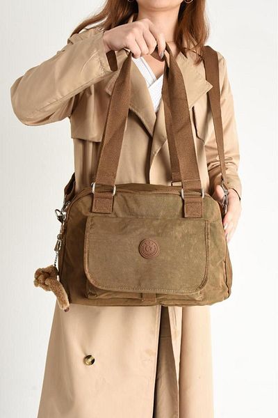 Baginn Geantă de umăr Klinkir, cu buzunare multiple, țesătură ușoară, 30*25 cm, geantă Messenger, potrivită pentru utilizare zilnică