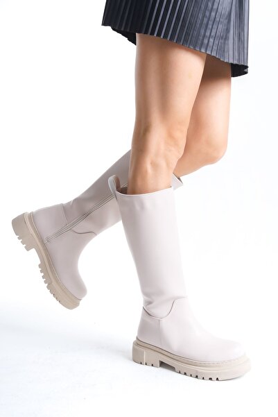 Buem Високі жіночі чоботи на високій підошві з блискавкою