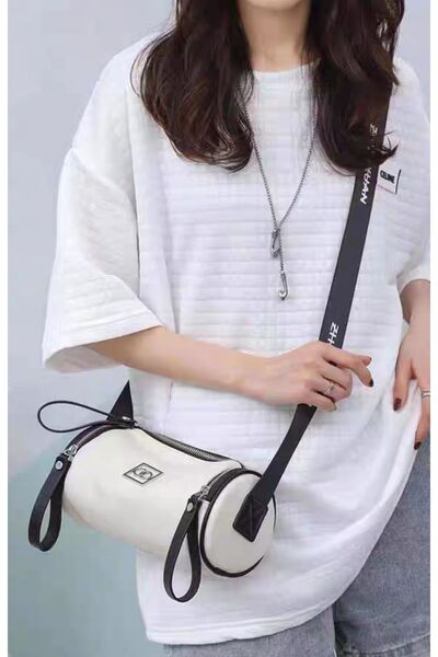 DSN Twilly silindir yan cepli çanta